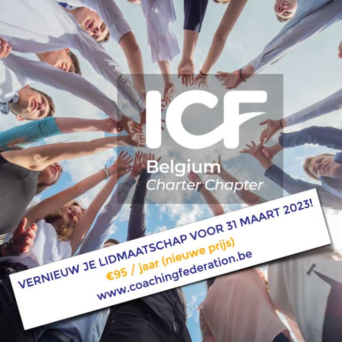 Vernieuw je ICF Belgium lidmaatschap vòòr 31 maart 2023!