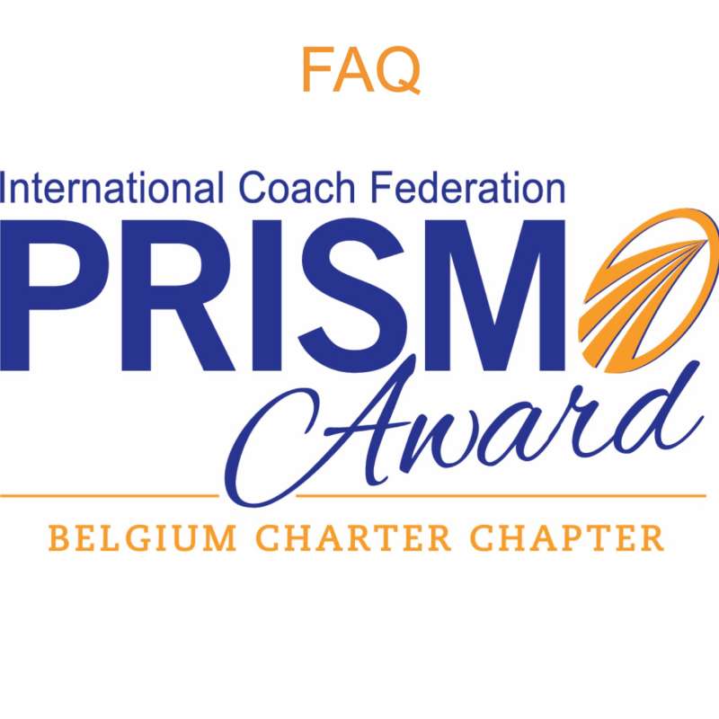 ICF Belgium Prism Award 2019 - FAQ