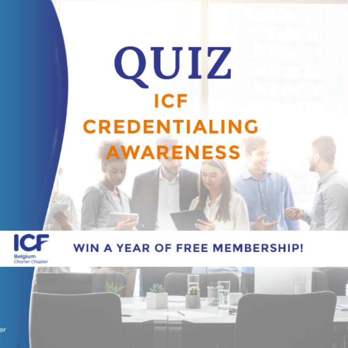 ICF Belgium Credentialing Awareness Quiz 2023! Tell us what you know!